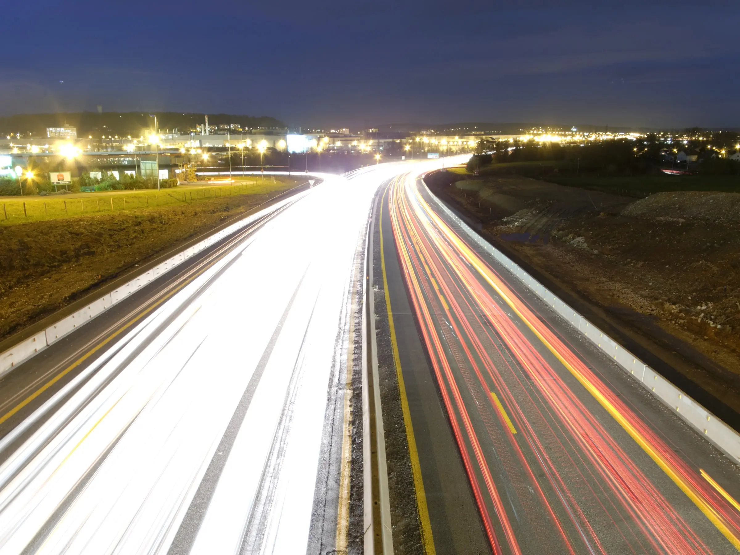 Route vers une autre ville
